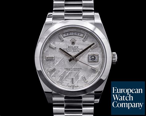 what is rolex meteorite dial|Rolex day date platinum meteorite.